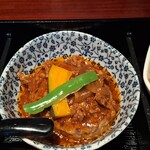 割烹 田一 - 煮込みハンバーグ：デミソース