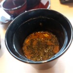 小倉 鮨 まつもと - あおさの赤出し