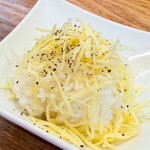 MENYA NAKAGAWA - 〆のチーズリゾット 120円