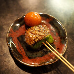 鳥勇 - ピーマン肉詰め