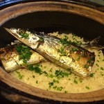 しのはら - 秋刀魚の炊き込みご飯