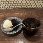たまや - デザートとアイスコーヒー