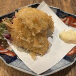 居酒屋 ちょーちょ - お通しのカマスフライ