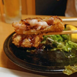 Regional cuisine × Shunsai Shungyo wo Ajiwau Akaneya Aomori ekimae ten - Cross-section of Igamenchi Cutlet