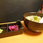 Regional cuisine × Shunsai Shungyo wo Ajiwau Akaneya Aomori ekimae ten - Chicken Broth Chazuke