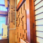 大村庵 - 壁の竹細工にも威厳を感じます。