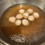 ちゃんこ道場 両国駅前店 - つくねちゃんこのつくね。とても美味しいです✨