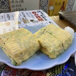 もつ焼き いしん - シラスとゴーヤの出汁巻き