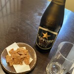 蕎麦處 しみず - サッポロビール700円