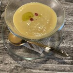 KISS'N  Little dining - とうもろこしの冷製ポタージュ