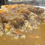 カレーダイヤ - トンカツカレー横から