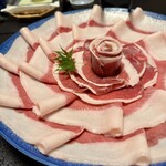 角甚 - 名物ぼたん鍋 大峰猪のロース