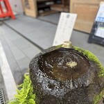 角甚 - 玄関の手水