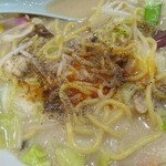 長崎ちゃんめん - 野菜ちゃんめん946円、卓上調味料で味変(2025.8.13)