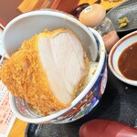 こばやし 味彩 - 超極厚かつ丼！