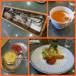 インド料理 ショナ・ルパ - ショナランチ１２００円を頂きました。