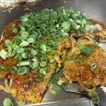 鉄板 厳島 - イカ天もしっかりしてる。