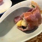 餃子菜館 大八 - 芋が入ってる