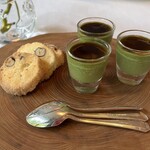 レストラン ル・ボワ(登大路ホテル) - 抹茶プリン