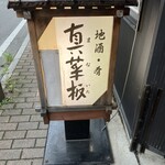 真菜板 - やはり看板に御挨拶