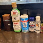 とんかつ 力亭 - 卓上調味料