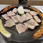 ウォンシャタウン - UFOフォンデュサムギョプサル(2人前)