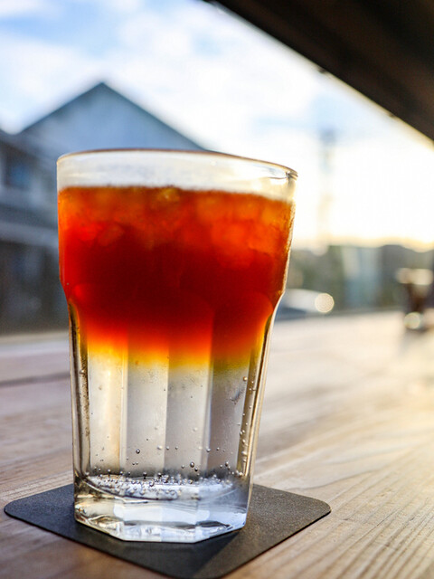 フラットホワイト コーヒー ファクトリー 泉中央｜おしゃれなカフェ