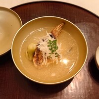 あざみ野 割烹 SEKIDO - 目一鯛と焼き茄子の御椀