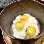 蓬左茶寮 - 銀杏ご飯