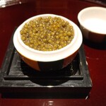 蓬左茶寮 - 松茸の茶碗蒸し キャビアのせ