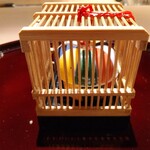 蓬左茶寮 - 最初の先付の器からとっても素敵！