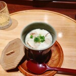 鼓 - 松茸の茶碗蒸し