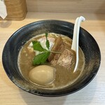 麺屋乃まど - 味玉豚骨魚介ラーメン