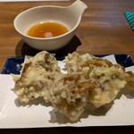 手打ちそば むら季  - 「まいたけ天ぷら」