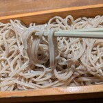 手打ちそば むら季  - 蕎麦を手繰る