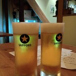 タイ食堂 バンガオ - 生ビール　サッポロ黒ラベル