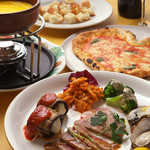 TRATTORIA Italia - 大皿コースは月替わり。季節に合わせて旬の食材を取り入れます。