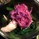 カフェひびきや - ほうれん草の和物