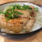 麺や 福一 - 炙りチャーシューごはん￥250　　