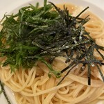 ピーティーキッチン - 青じそとイカの明太子パスタ