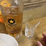 梟小路 - 黒ホッピー。途中ナカをダブルにしてみた。