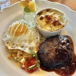 ダイニングカフェ マップス - 料理写真:ロコモコ1,400円