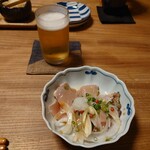 すし良 - お通し。