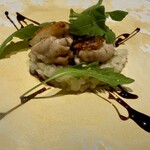 Restaurant Avant - 鶏のソテーとキノコと栗のリゾット