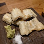 すし良 - 料理写真:三方五湖の天然うなぎ。白焼きにしてもらいました。