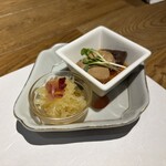 ぴかでり屋 - お見通しなお通し、ブリの煮付けは、まいう〜(＾ｰ^)