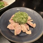 レストラン酢重正之 - 蒸し鶏ネギソース