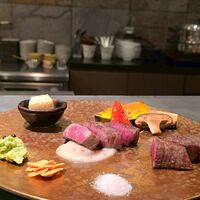 京都 鉄板焼 grow - こだわりのA5ランクの黒毛和牛！目の前で焼いてくれ
