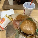バーガーキング - 料理写真:ステーキワッパーセット1190円(クーポン利用で100円引き)
