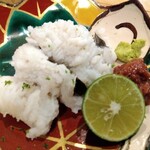 酒肴結 さかぐち - ハモの湯引き